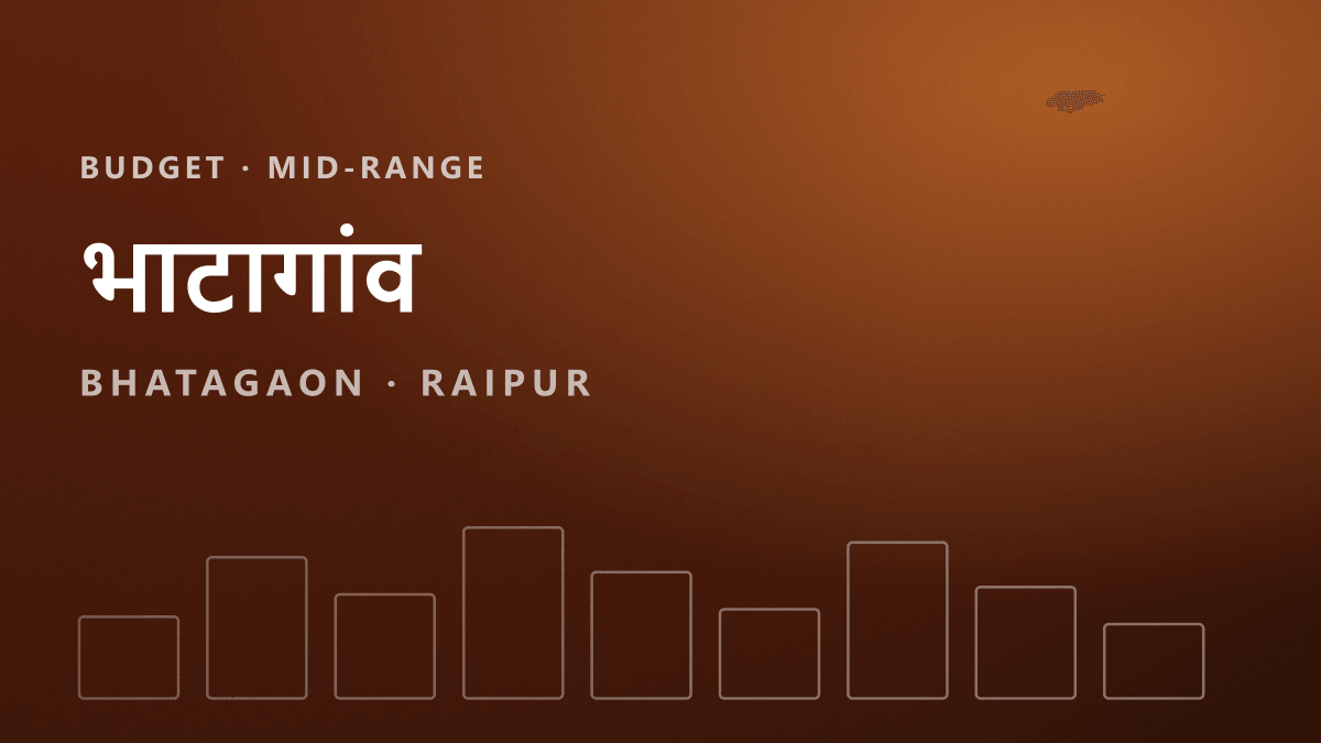 Bhatagaon — budget and mid-range area, Raipur (illustration)