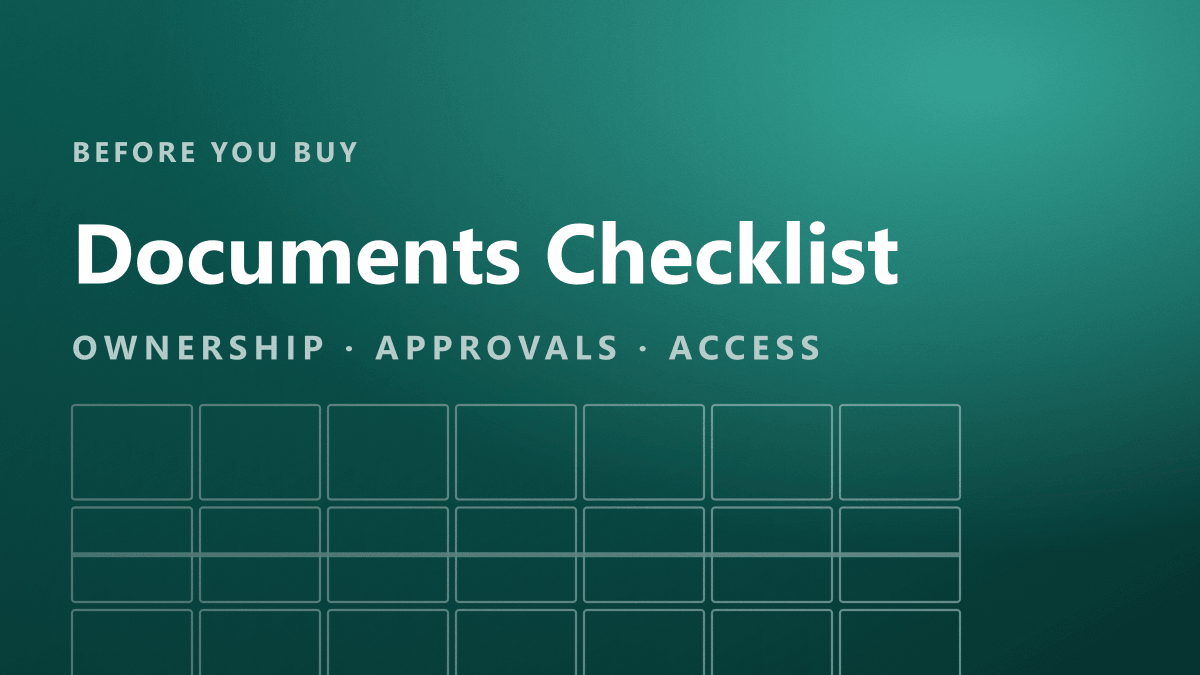 Property documents checklist — Raipur (illustration)